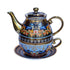 Lisa Pollock Blue Wrens Ceramic Tea For One Set With 600ML Teapot And 300ML Cup