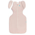 Love To Dream Cocoon Swaddle Sleep Bag 1.0 Tog Stretch Cotton Twinkle Powder Pink Medium