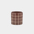 Boyd Ceramic Tile Pot Chocolate 16 X 15 Cm