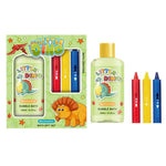 Little Dino Bubble Bath with Bath Crayon for Kids Fun Tub Time 300ML