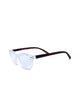 Ozko Unisex Rectangular Reading Glasses Plus 3.5