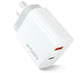 Ontekka 20W USB C and A PD Dual Port Wall Charger White