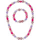 Pink Poppy Butterfly Friends Necklace and Bracelet Set for Kids