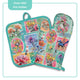 Maison d Hermine Cotton Oven Mitt and Pot Holder Set Pretty Postage