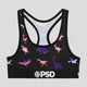 PSD Purple Dino Sport Bra