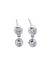 Zafino Amy Silver Crystal Drop Earrings
