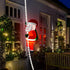 Christmas Inflatables Decorations Outdoor Climbing Santa Claus with 2.7FT