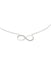 Sterling Silver Infinity Cubic Zirconia Necklace