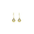 Wicked Sista Organic Freshwater Pearl Hook Dangle Earrings in Gold