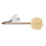 Basicare Natural Mesh Sponge with Long Handle for Back Exfoliating