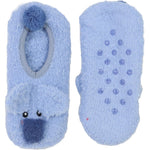 Wicked Sista Koala Print Footlet Socks Blue One Size