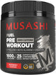Musashi Pre Workout Zero Caffeine Raspberry 225G