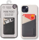 Bookaroo Phone Pocket Set Up Adhesive Card Holder and Stand for Notebooks