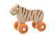 Kaper Kidz Wooden Wheelie Animal Push Along Toy