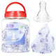 Momeasy Silicone Nipples 18 Pack BPA-Free Fast Flow 6+ Months Standard Bottles