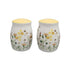 Bee Meadow Ceramic Salt and Pepper Shakers Yellow 8 cm