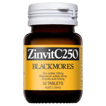 Blackmores Zinvit C 250 Immune Support Supplement 50 Tablets