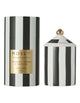 Moss St Fragrances Signature Stripes Jasmine Amber And Saffron Ceramic Soy Candle 360g