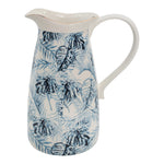 Lvd Jug Island Blue Porcelain 14.5cm Jug Milk Water Pitcher Decorative Flower Plant Vase