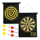 Artico Harlequin Games Magnetic Roll Up Dartboard & Bulls Eye