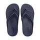 Archline Rebound Orthotic Thongs for Arch Support Navy Size 42