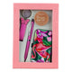 Lulu Grace Flamingo Themed Gift Set with Manicure Kit Pen and Key Ring
