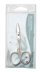 Manicare Nail Scissors for Fingernails Precision Curved Blades Stainless Steel 8.89 cm