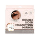 Manicare Double Sided Magnifying Mirror for Makeup and Grooming 14cm