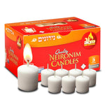 Ner Mitzvah 3 Hour Neironim Candles 72 Pack