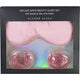 Wicked Sista Deluxe Satin Beauty Sleep Set for Hair and Skin Pink