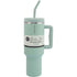 Ever Eco Insulated Tumbler with Handle and Straw Sage 1.18L