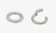Studex Silver Plated Sleeper Earrings for Sensitive Ears 12MM