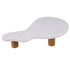 Amalfi Puddle Marble And Wood Serving Board Charcuterie Cheese Board 45x25cm