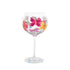 Gibson Gifts Lynsey Johnstone Hand Painted Gin Glass Butterflies