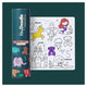 Heydoodle 123 Sugar And Spice Reusable Silicone Colouring Minimat 30CM X 20CM