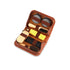 Mens Republic Shoe Shine Kit for Leather Care with Zipper Travel Bag 7 Piece