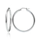 Silverspeck Sterling Silver High Polish Classic Hoop Earrings