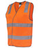 Generic Safety Vest Day/Night Use Fluoro Orange Large