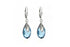 Sunrise Swarovski Multi Color Crystal Teardrop Earrings FH
