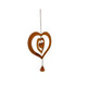 Bronrob Decorative Rustic Hearts Hanging Ornament