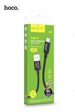 Hoco X89 USB A to Lightning Braided Super Tough Cable 100CM