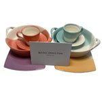 Royal Doulton 1815 Espresso Cup + Snack Set Of 8