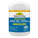 Nature's Way Odourless Fish Oil 1000mg 80 Capsules