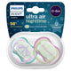 Philips Avent Ultra Air Nighttime Soother for Babies 0 to 6 Months 2 Pack