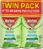Mortein NaturGard Multi-Insect Automatic Spray Fragrance Free Refill Twin Pack 2 x 152G