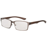 Black Ice Metal Value Reading Glasses for Men and Women +2.00 Diopter