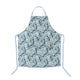 Wicked Sista Apron with Tropical Leaves Print