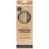 Ever Eco Silicone Straws Straight Pastel Collection 4 Pack