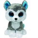 Ty Beanie Boos Slush The Grey Husky Dog Plush Toy