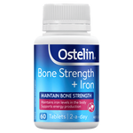 Ostelin Bone Strength + Iron with Vitamin D - D3 for Bone Health 60 Tablets